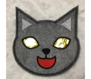 Stickdatei ITH - Halloween Laterne Katze inkl. Süßigkeitenverstecker